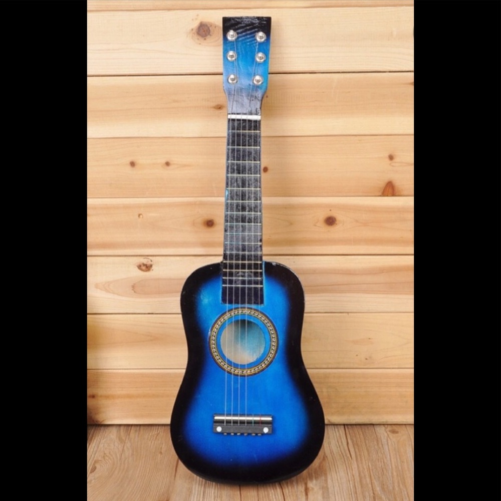 Matuke Kids Blue 23" Wooden Guitar